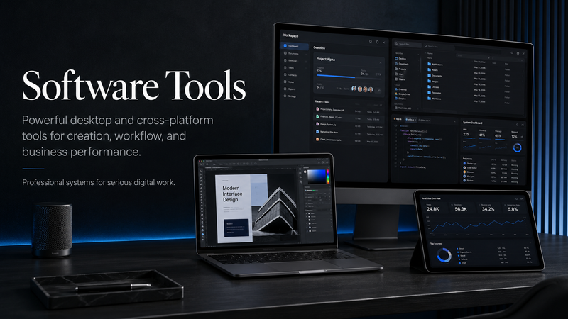 Software Tools — powerful cross-platform command centers