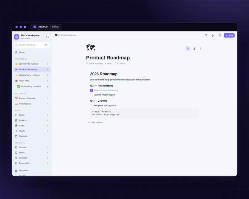 Block editor