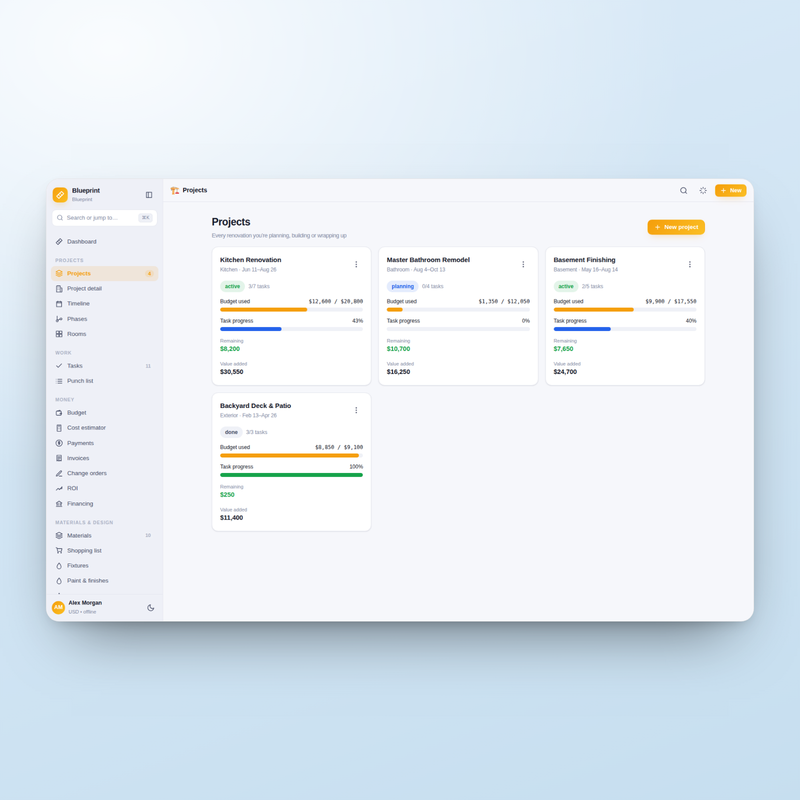 Blueprint — Projects