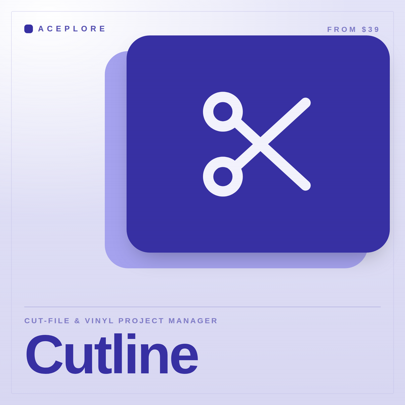 Cutline — cut-file and vinyl project manager, product cover
