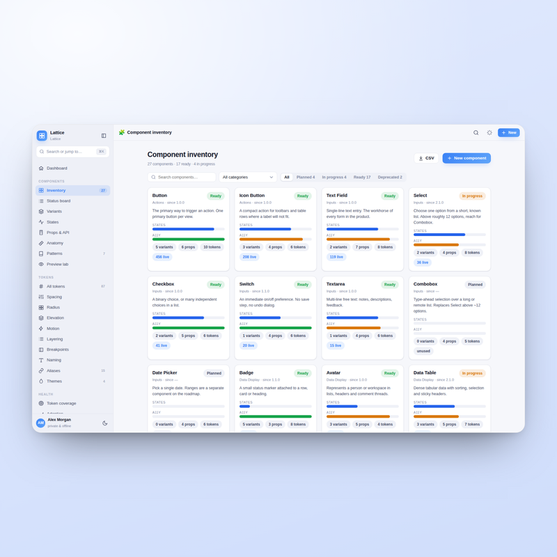 Lattice — Components