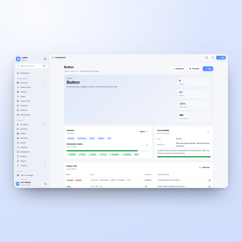 Lattice — Component Detail