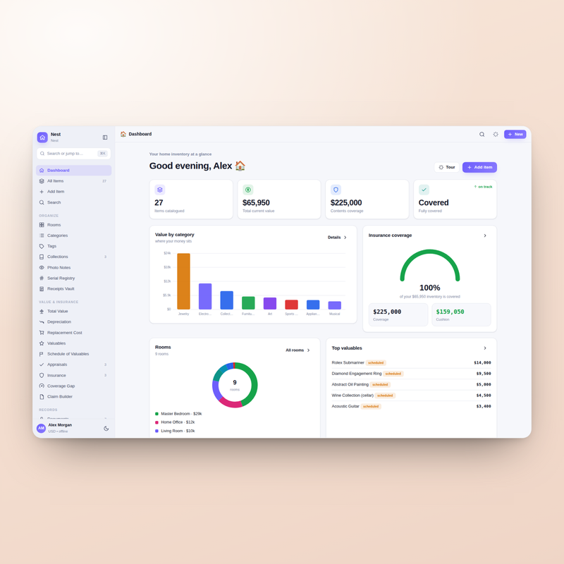 Nest — Dashboard