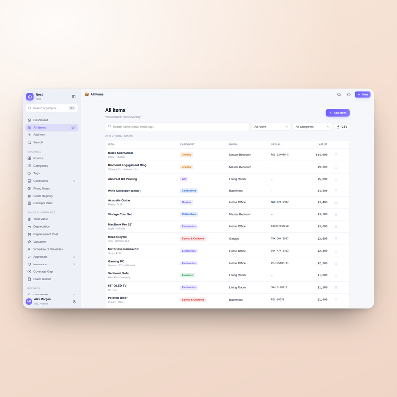 Nest — Inventory