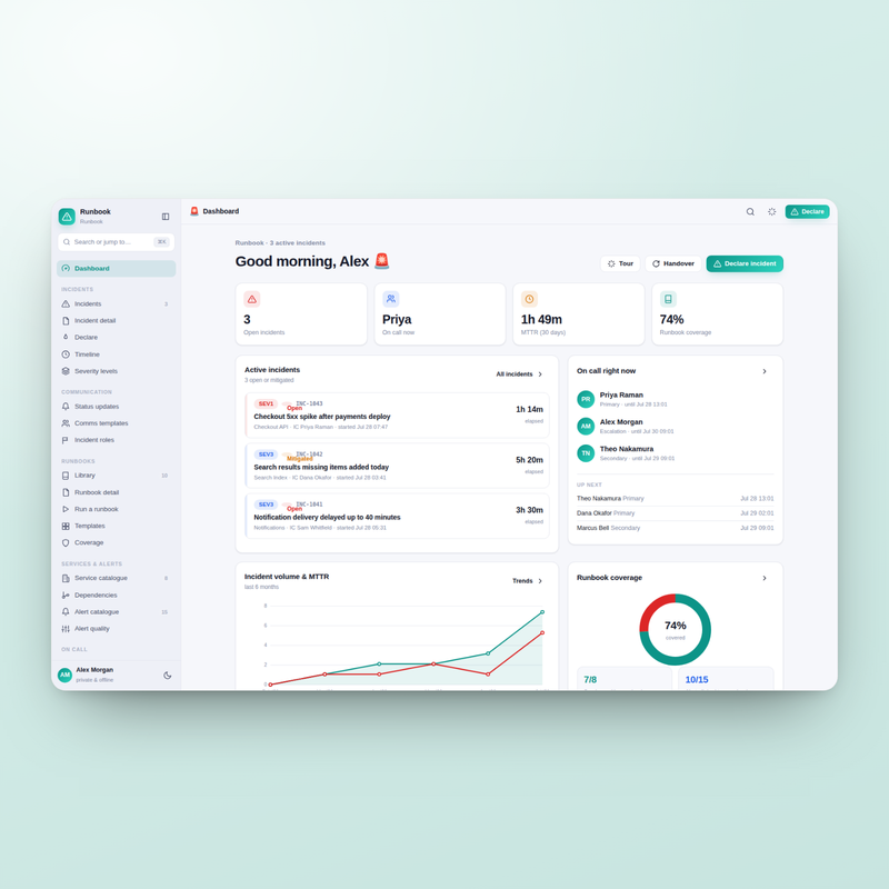 Runbook — Dashboard