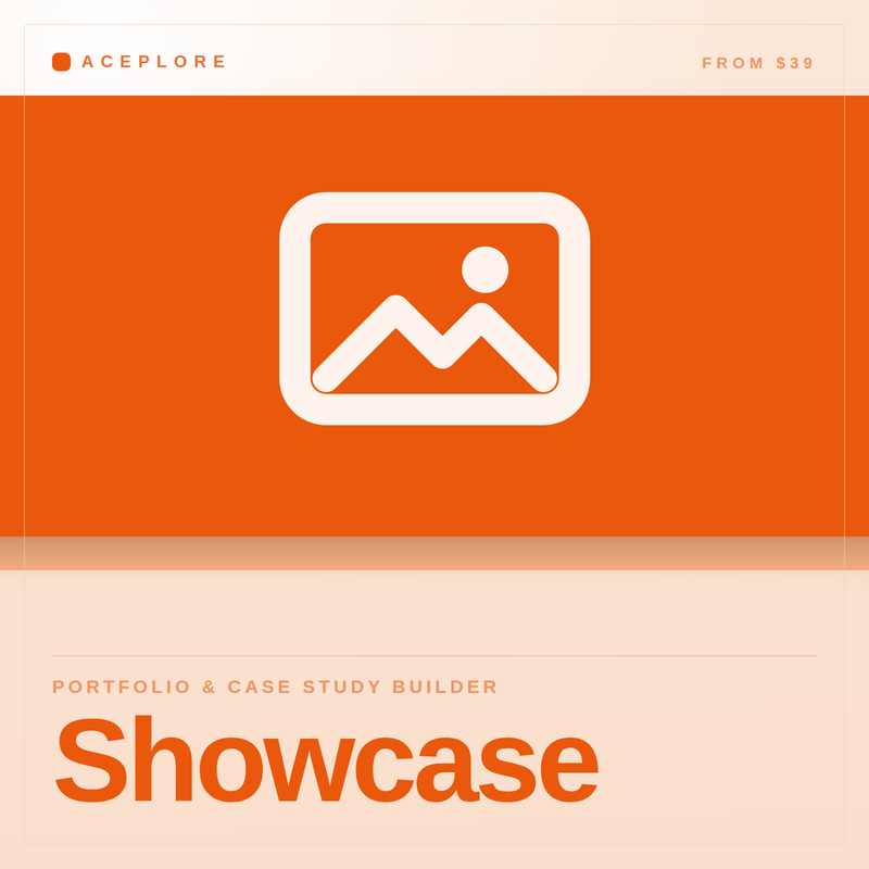 Showcase — Portfolio & Case Study Builder