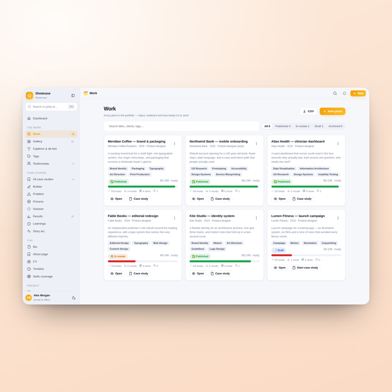 Showcase — Projects