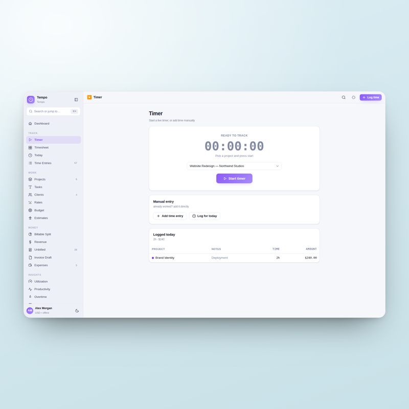Tempo — Timer