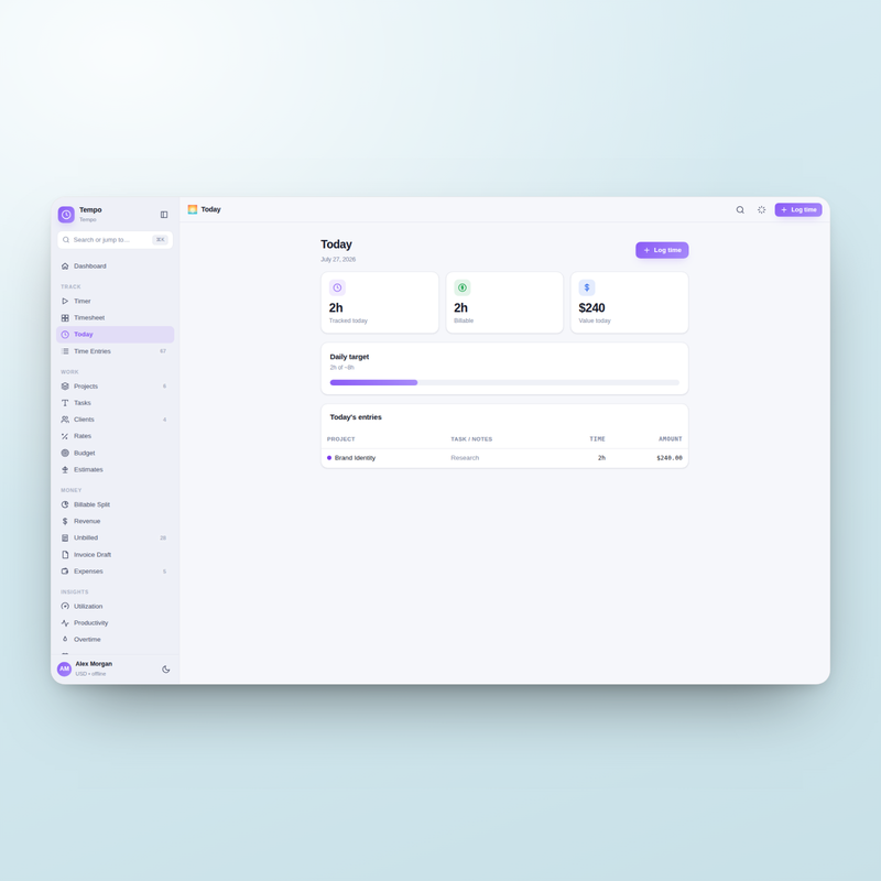 Tempo — Today