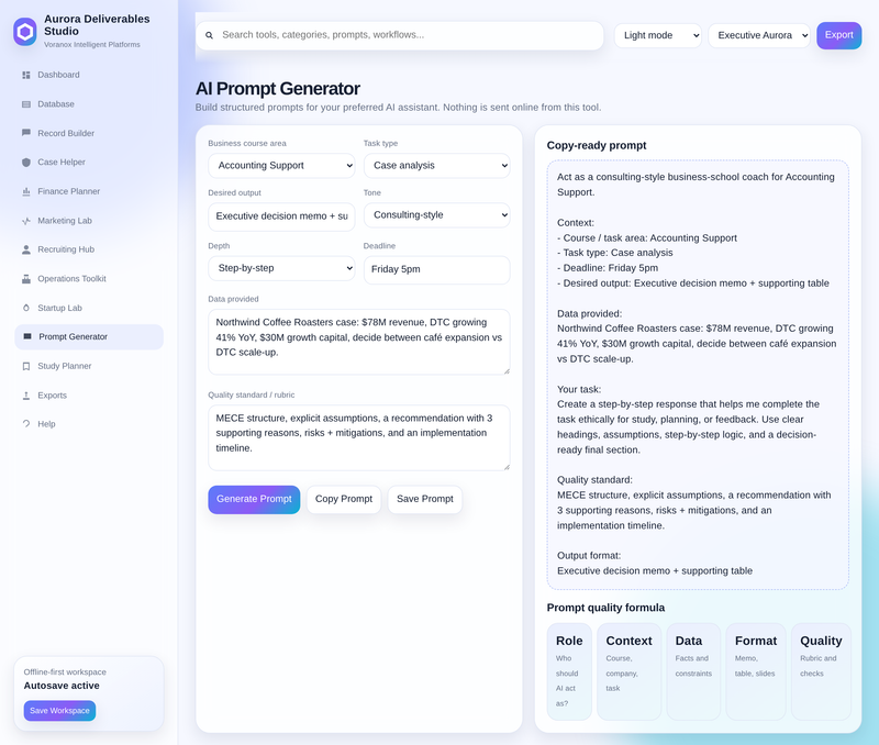 AI prompt generator