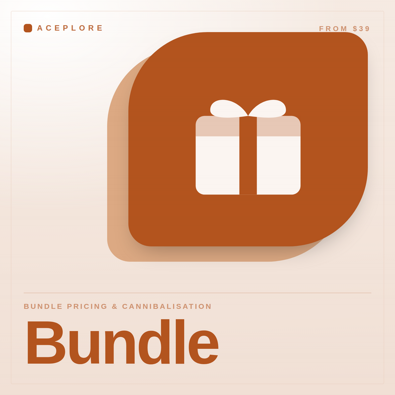 Bundle cover — bundle pricing and cannibalisation