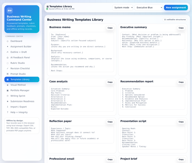 Templates library