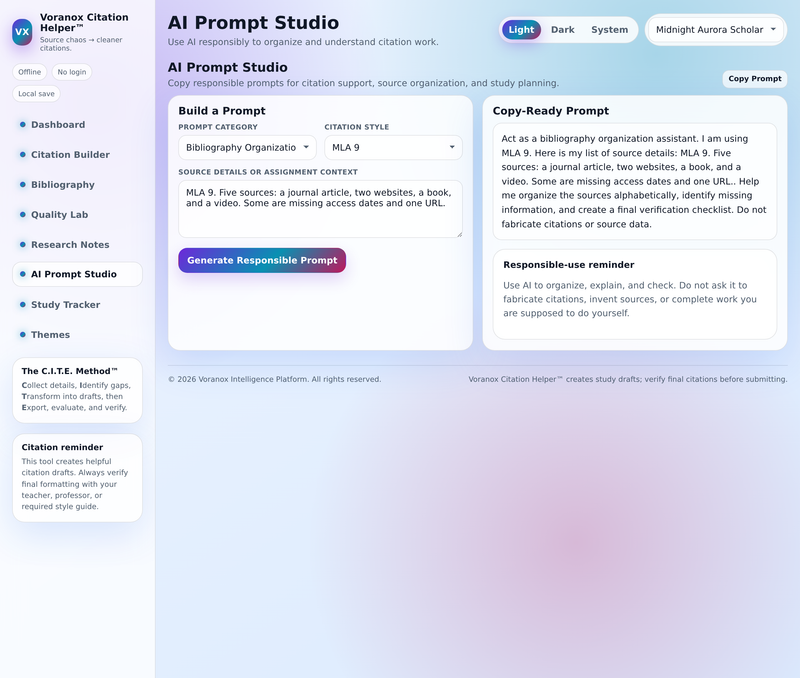 AI Prompt Studio