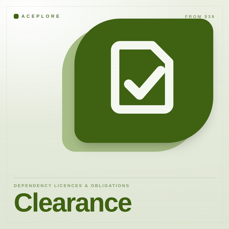 Clearance — cover