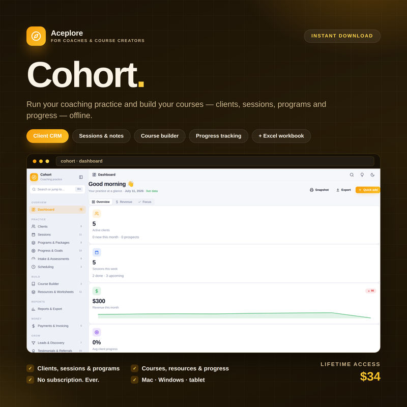 Cohort — Coaching Hub — cover