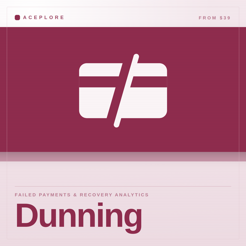 Dunning cover — failed payments and recovery analytics