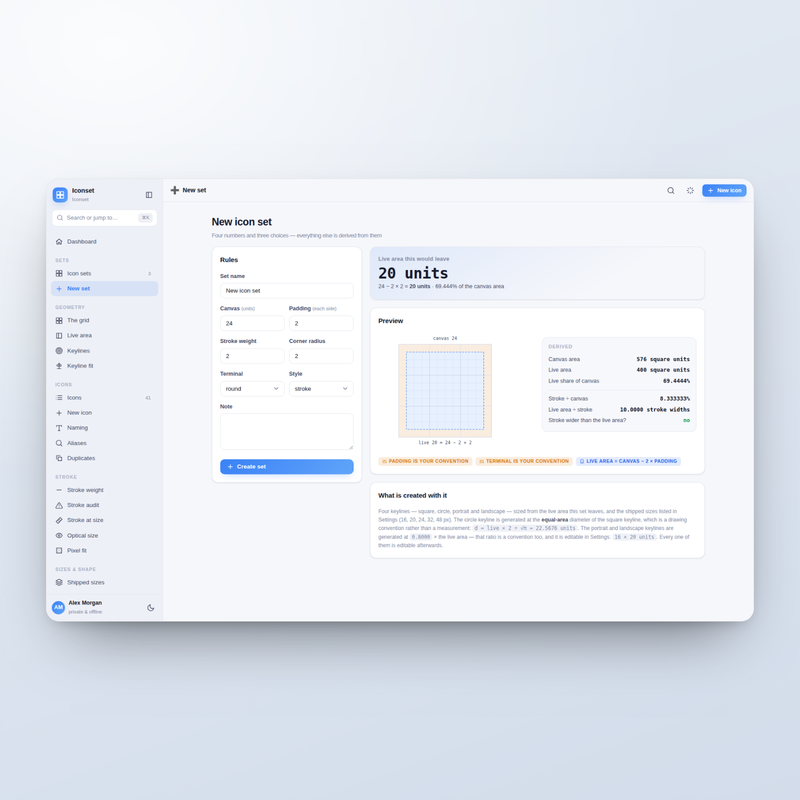 Iconset — new set