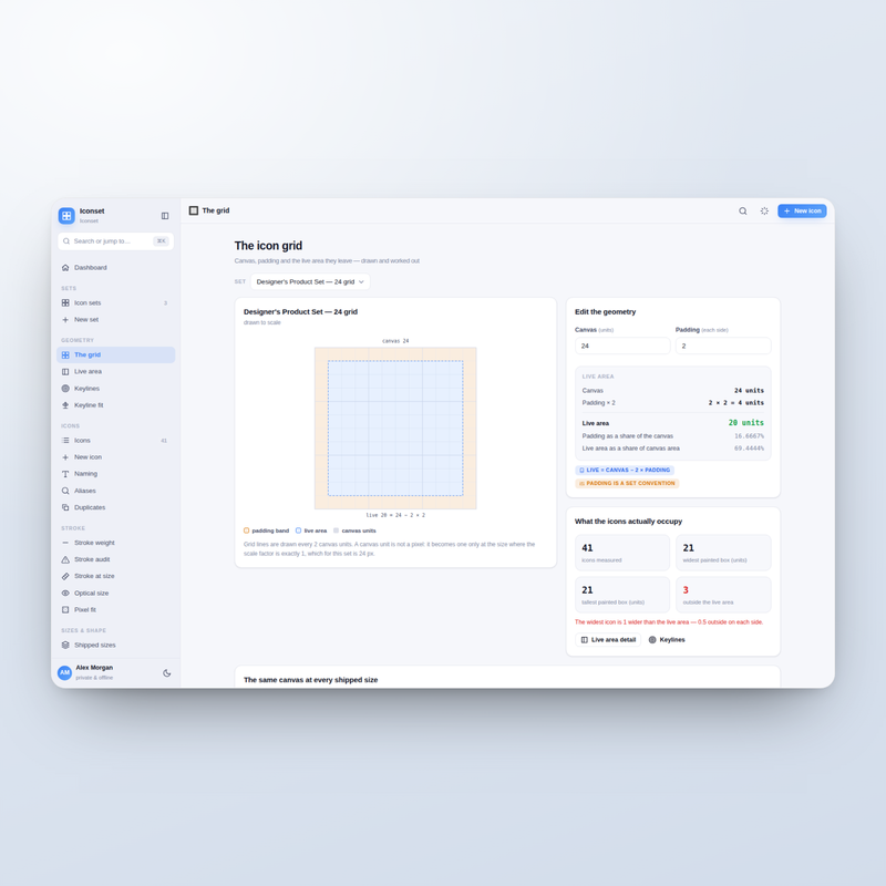 Iconset — grid