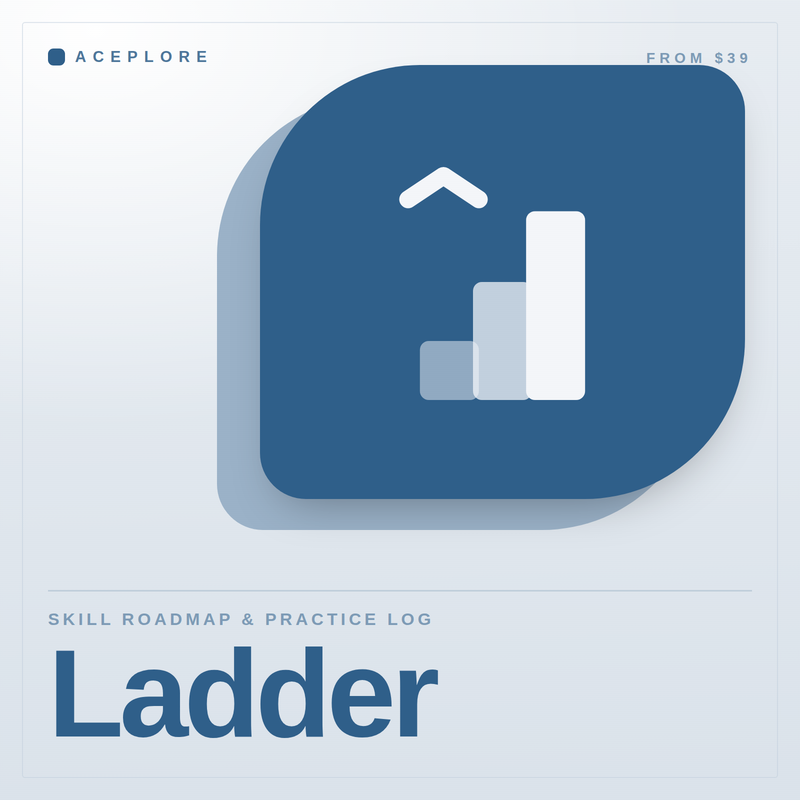 Ladder — skill roadmap and practice log, cover